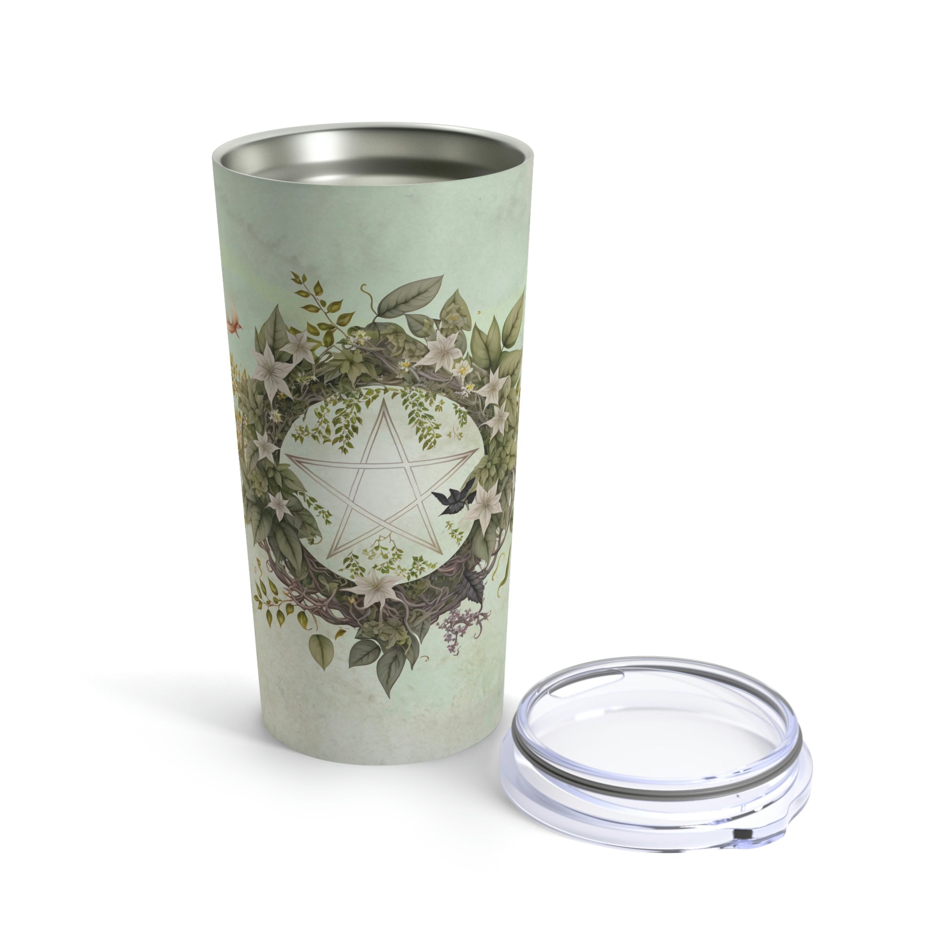 Flower Pentagram Tumbler 20oz