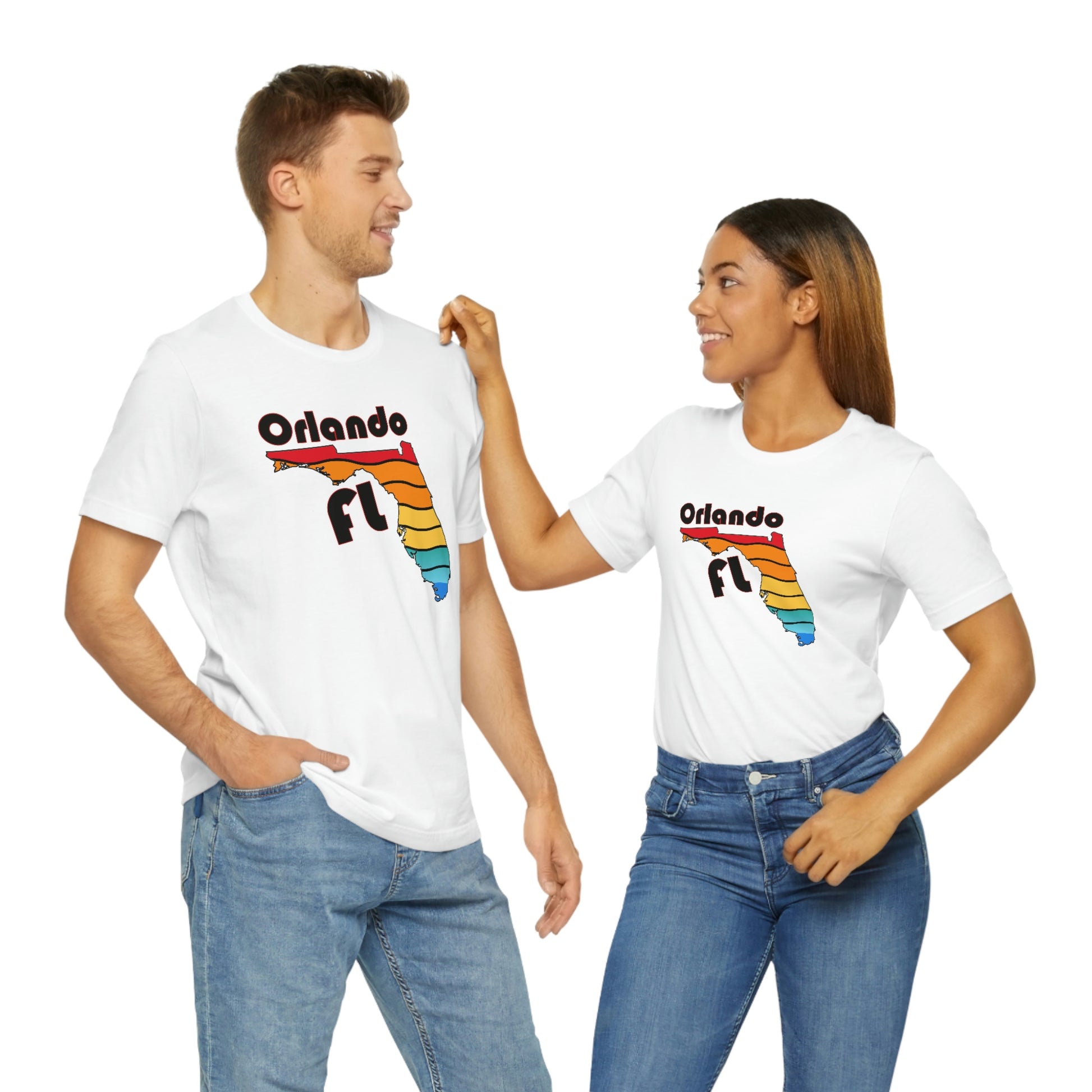 Orlando Florida Rainbow Florida Short Sleeve T-shirt