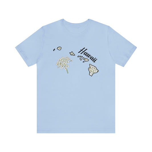 Hawaii State Flower Short Sleeve T-shirt
