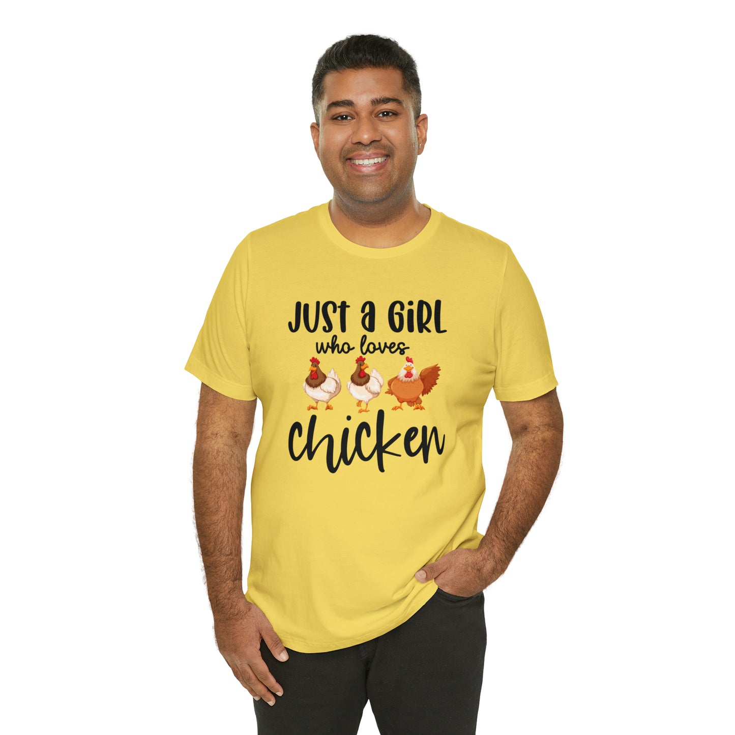 Just a Girl Who Loves Chicken Short Sleeve T-shirt