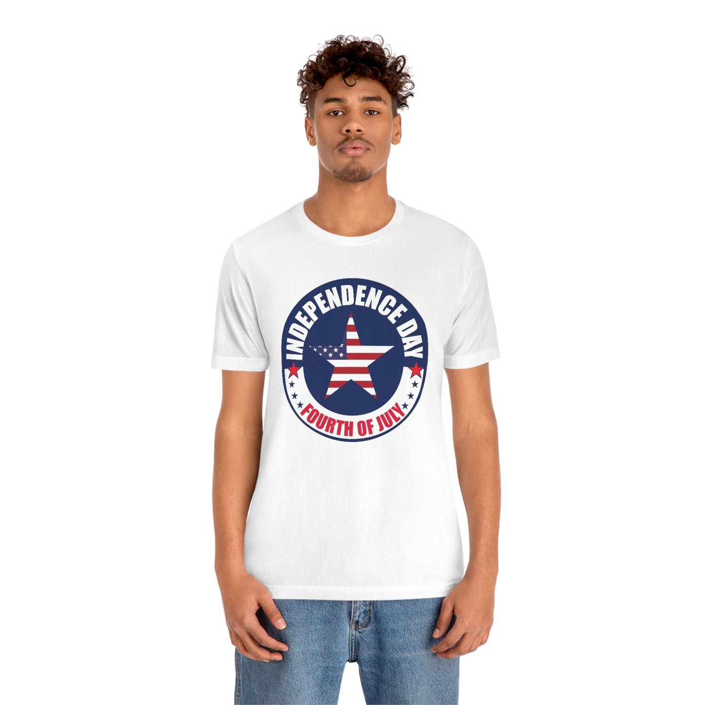 Independence Day Happy 4th of July Unisex Jersey Short Sleeve Tee