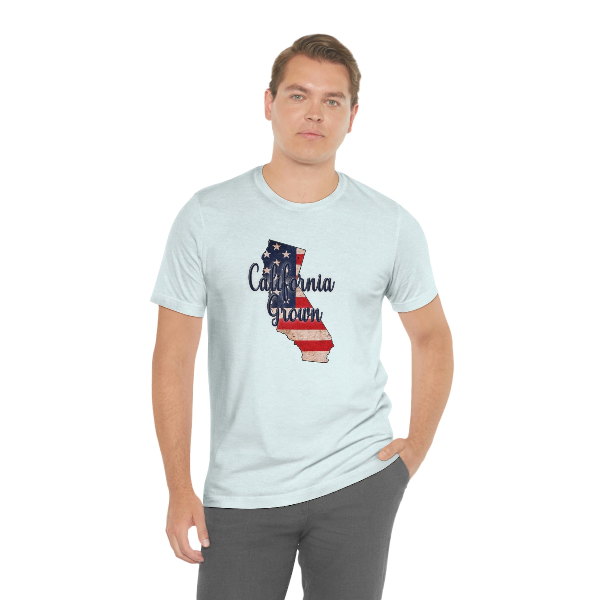 California US Flag Unisex Jersey Short Sleeve Tee Tshirt T-shirt