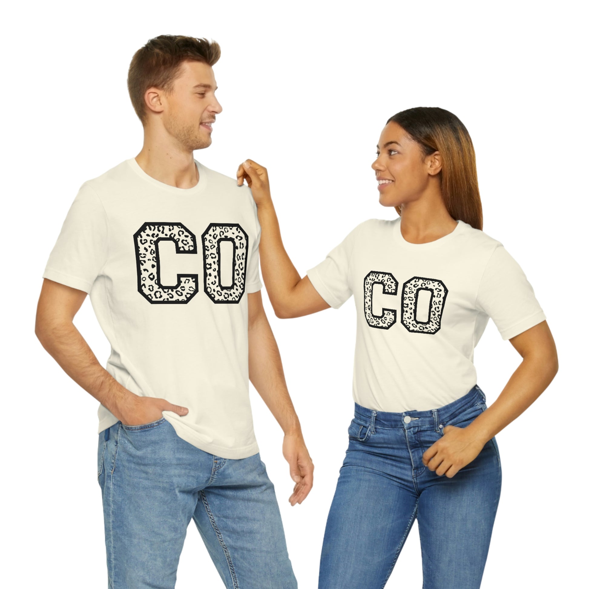 Colorado Leopard Print Unisex Jersey Short Sleeve Tee Tshirt T-shirt