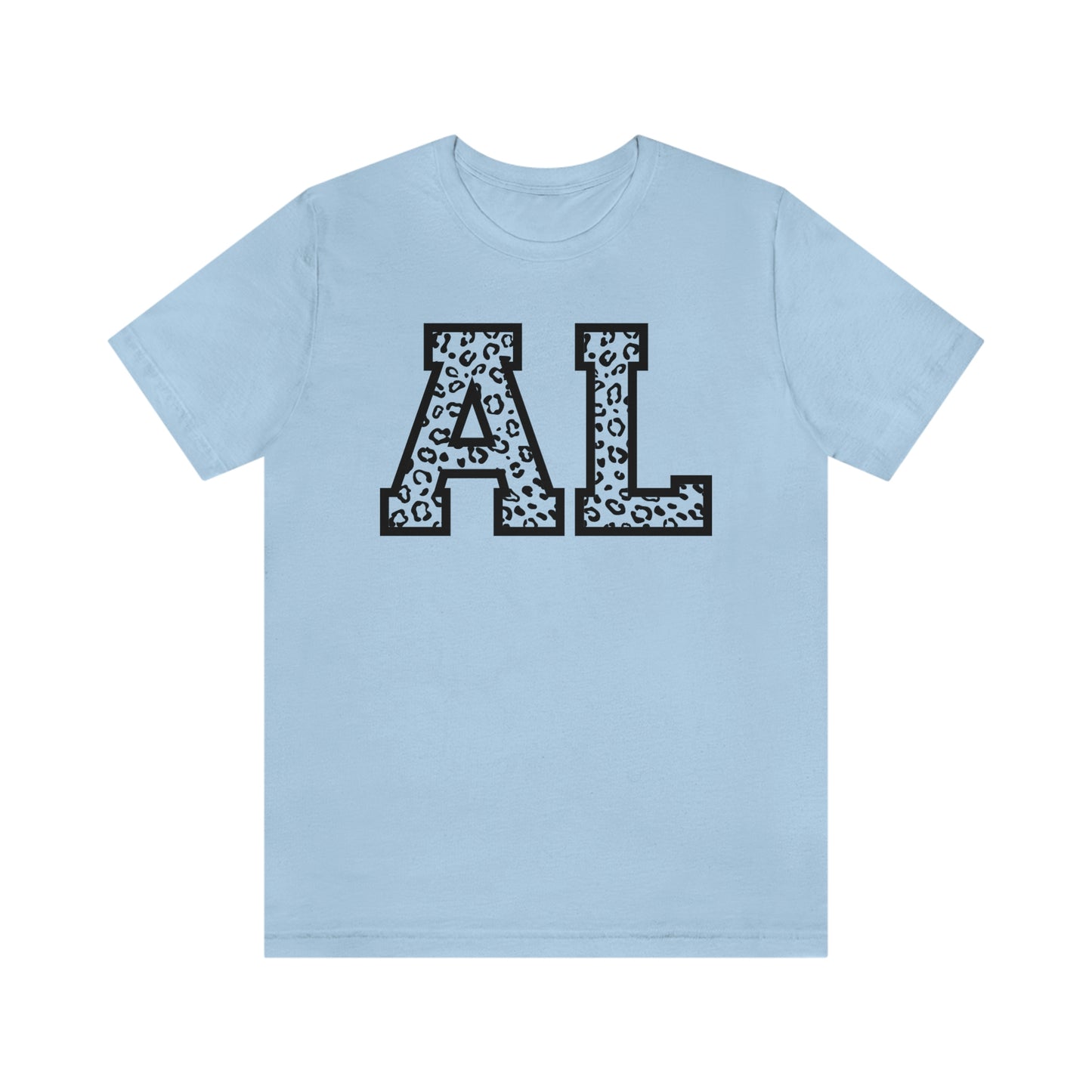 Alabama AL Leopard Unisex Jersey Short Sleeve T-shirt