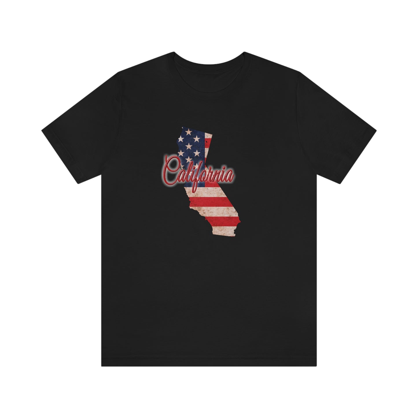 California US Flag Unisex Jersey Short Sleeve Tee Tshirt T-shirt