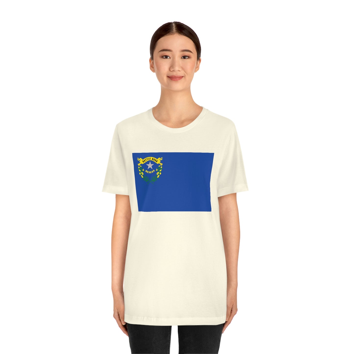 Nevada Flag Unisex Jersey Short Sleeve Tee Tshirt T-shirt