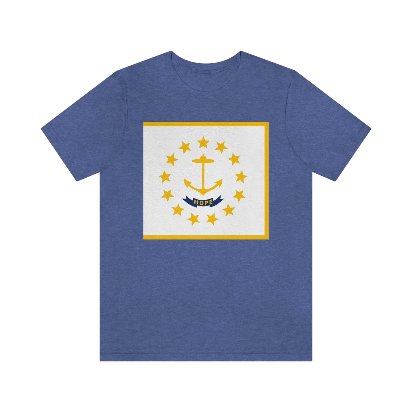 Rhode Island Flag Unisex Jersey Short Sleeve Tee Tshirt T-shirt