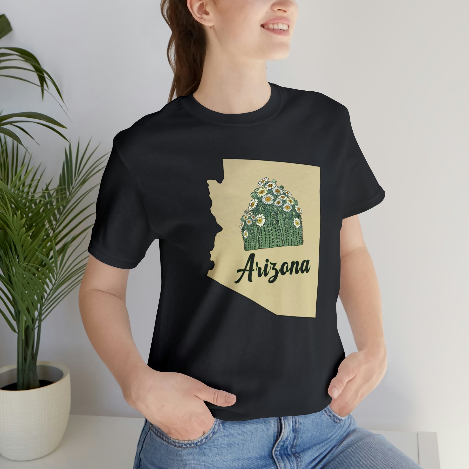 Arizona State Flower Short Sleeve T-shirt