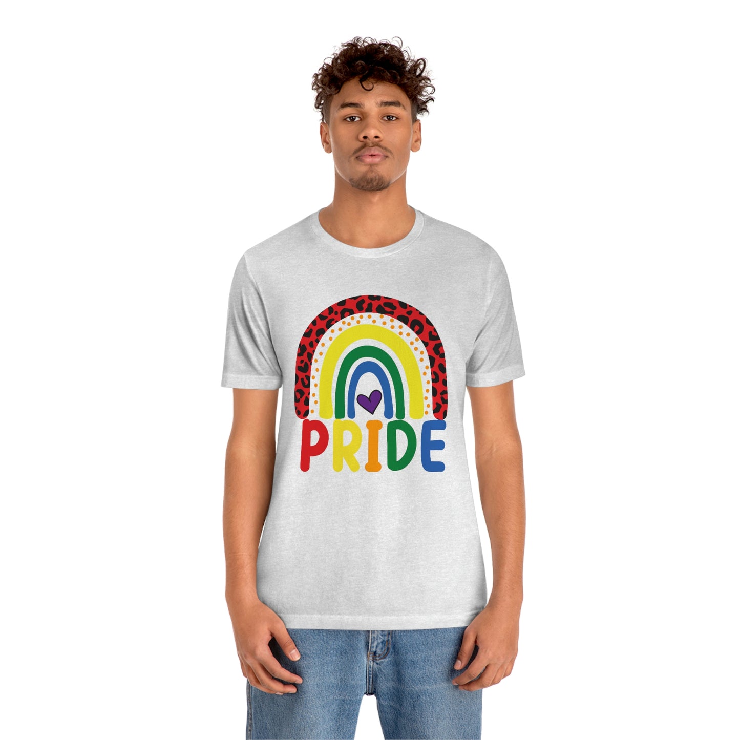 LGBTQIA Awareness Pride Print Unisex Jersey Short Sleeve Tee