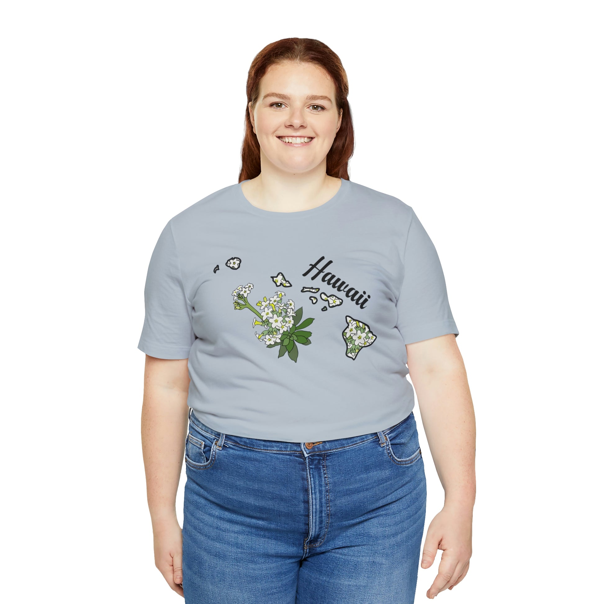 Hawaii State Flower Short Sleeve T-shirt