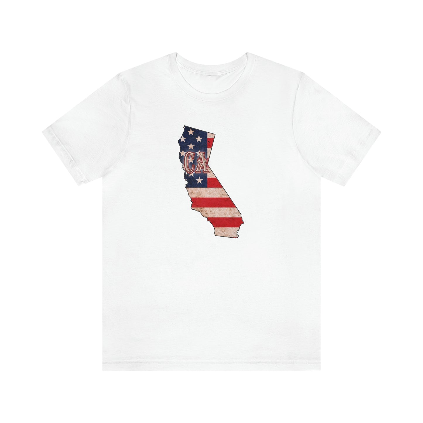 California US Flag Unisex Jersey Short Sleeve Tee Tshirt T-shirt