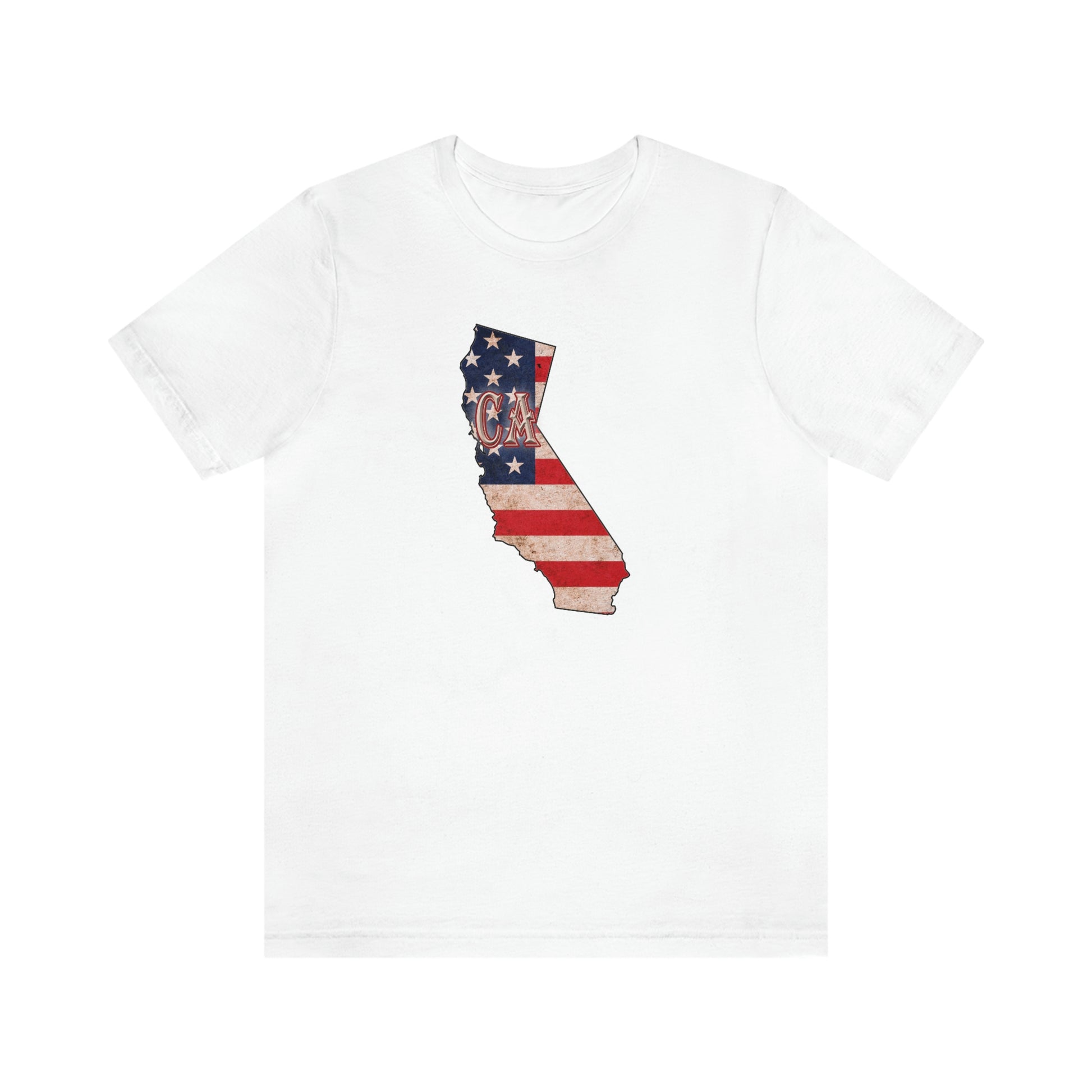 California US Flag Unisex Jersey Short Sleeve Tee Tshirt T-shirt