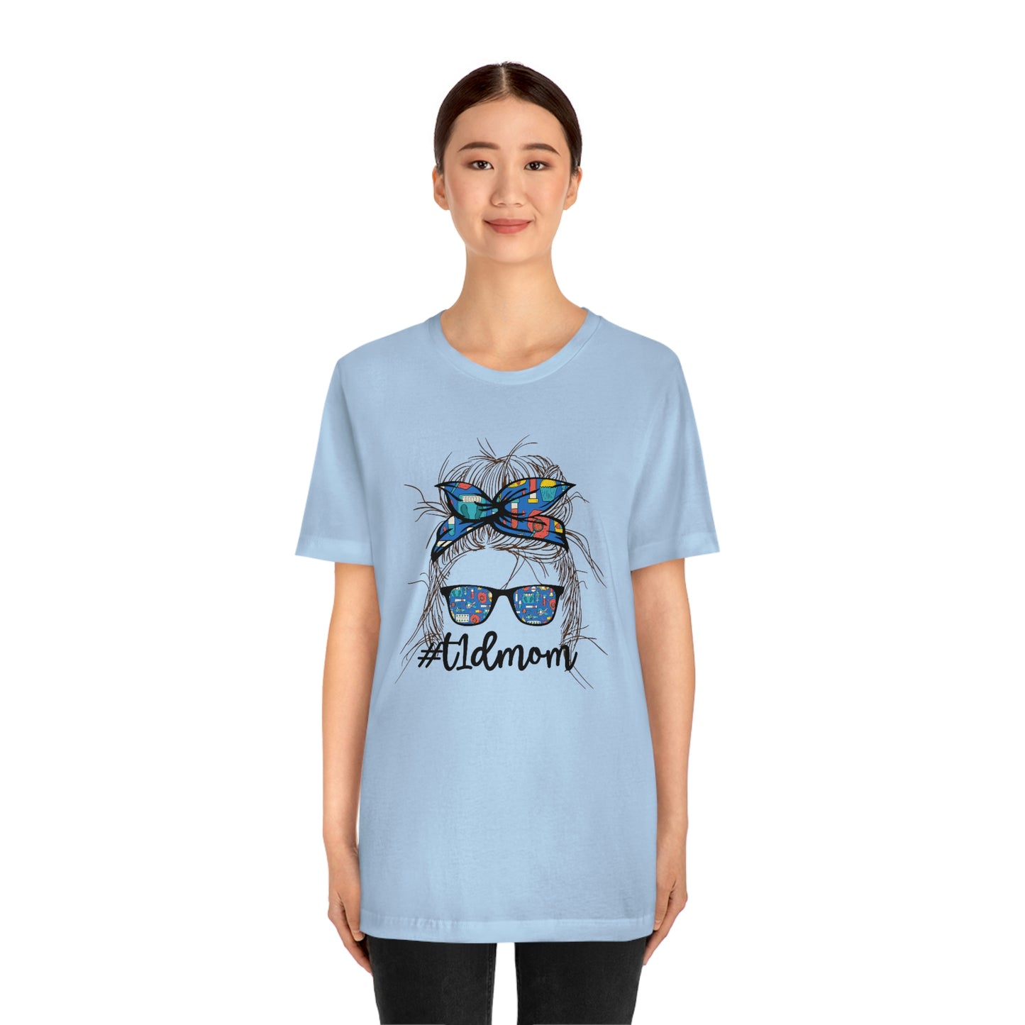 T1D Mom Diabetes Awareness tshirt t-shirt tee