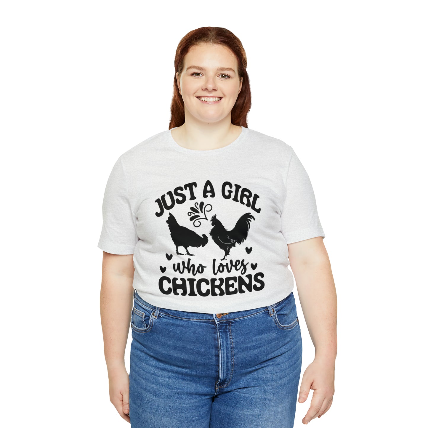Just a Girl Who Loves Chickens Short Sleeve T-shirt