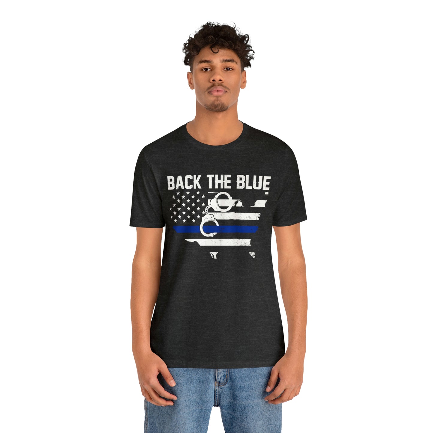 Back the Blue Police Short Sleeve T-shirt