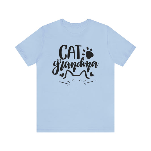 Cat Grandma Short Sleeve T-shirt
