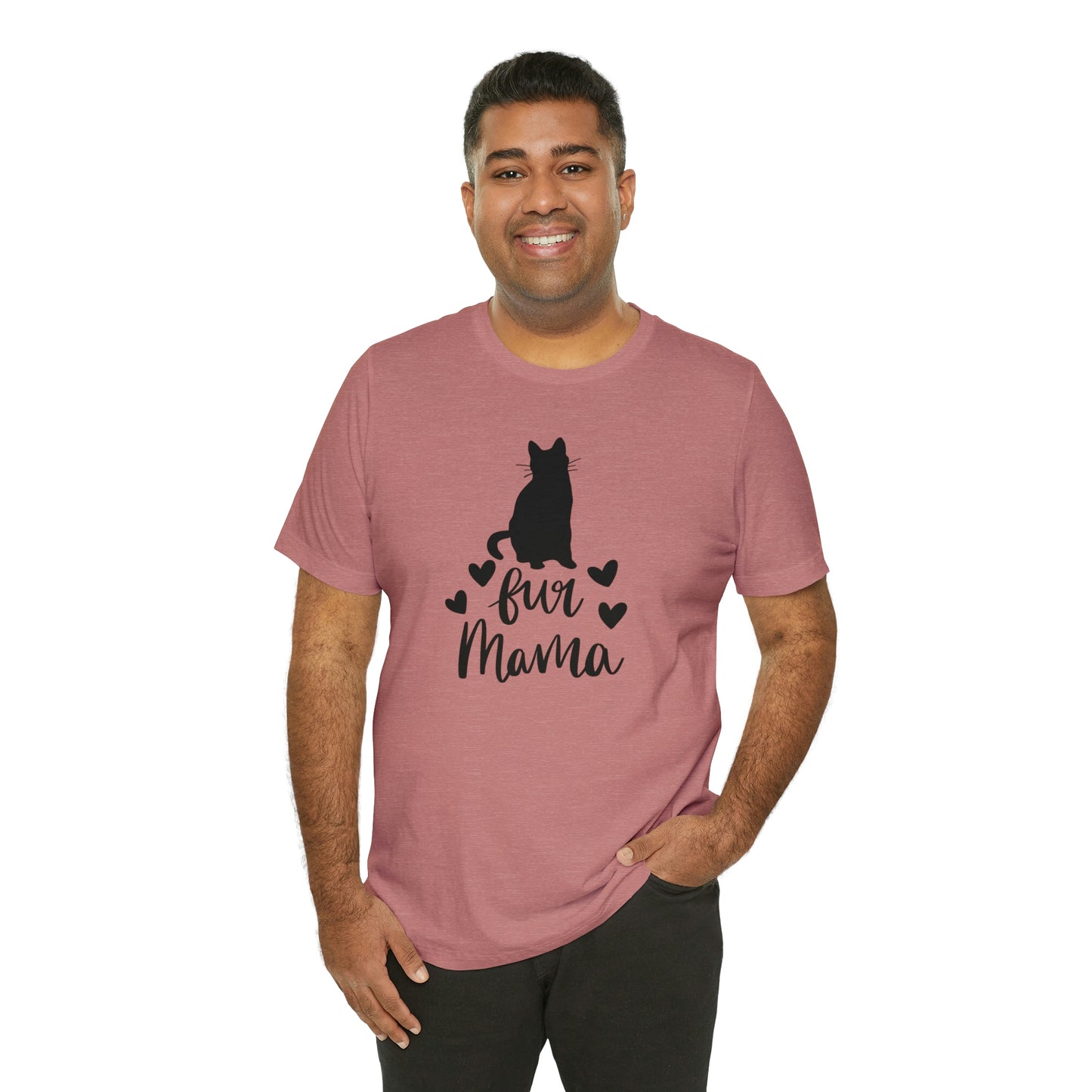 Fur Mama Cat Short Sleeve T-shirt
