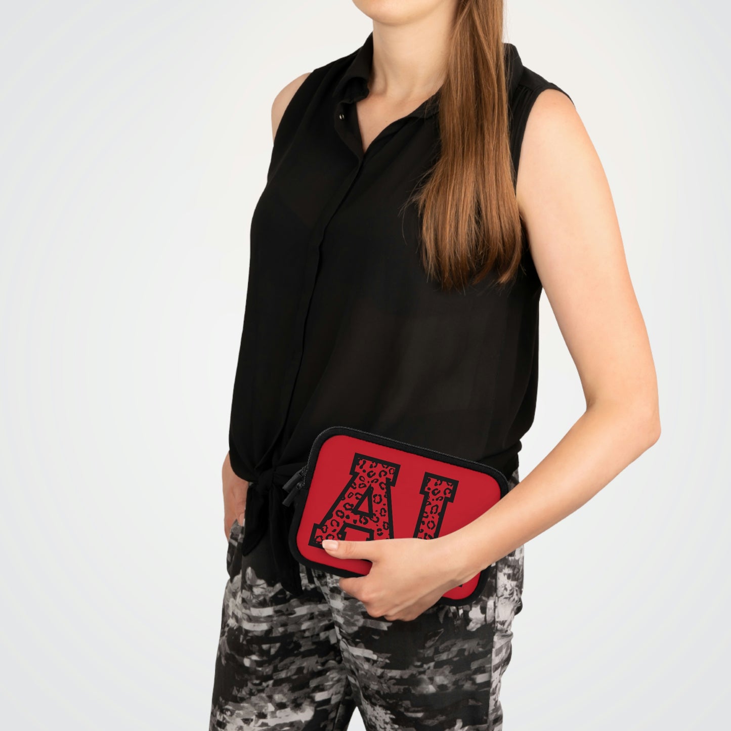 Alabama Leopard Print AL Laptop Sleeve
