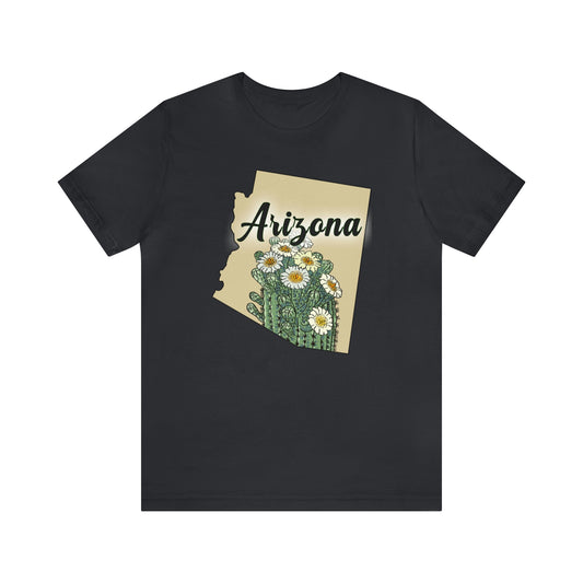 Arizona State Flower Short Sleeve T-shirt