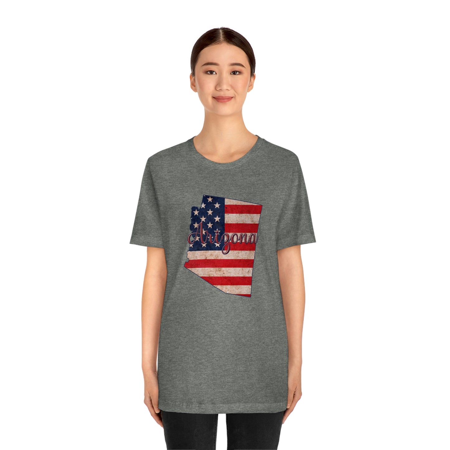 Arizona Flag Unisex Jersey Short Sleeve Tee Tshirt T-shirt