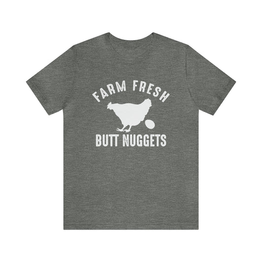 Farm Fresh Butt Nuggets Chicken Short Sleeve T-shirt
