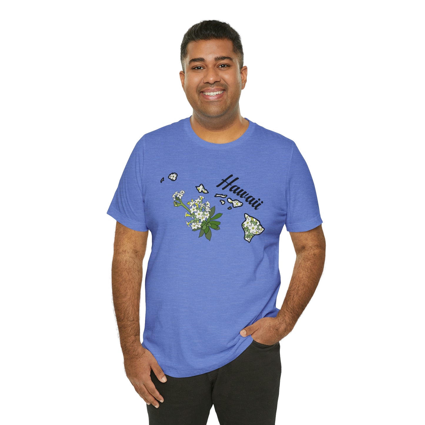 Hawaii State Flower Short Sleeve T-shirt