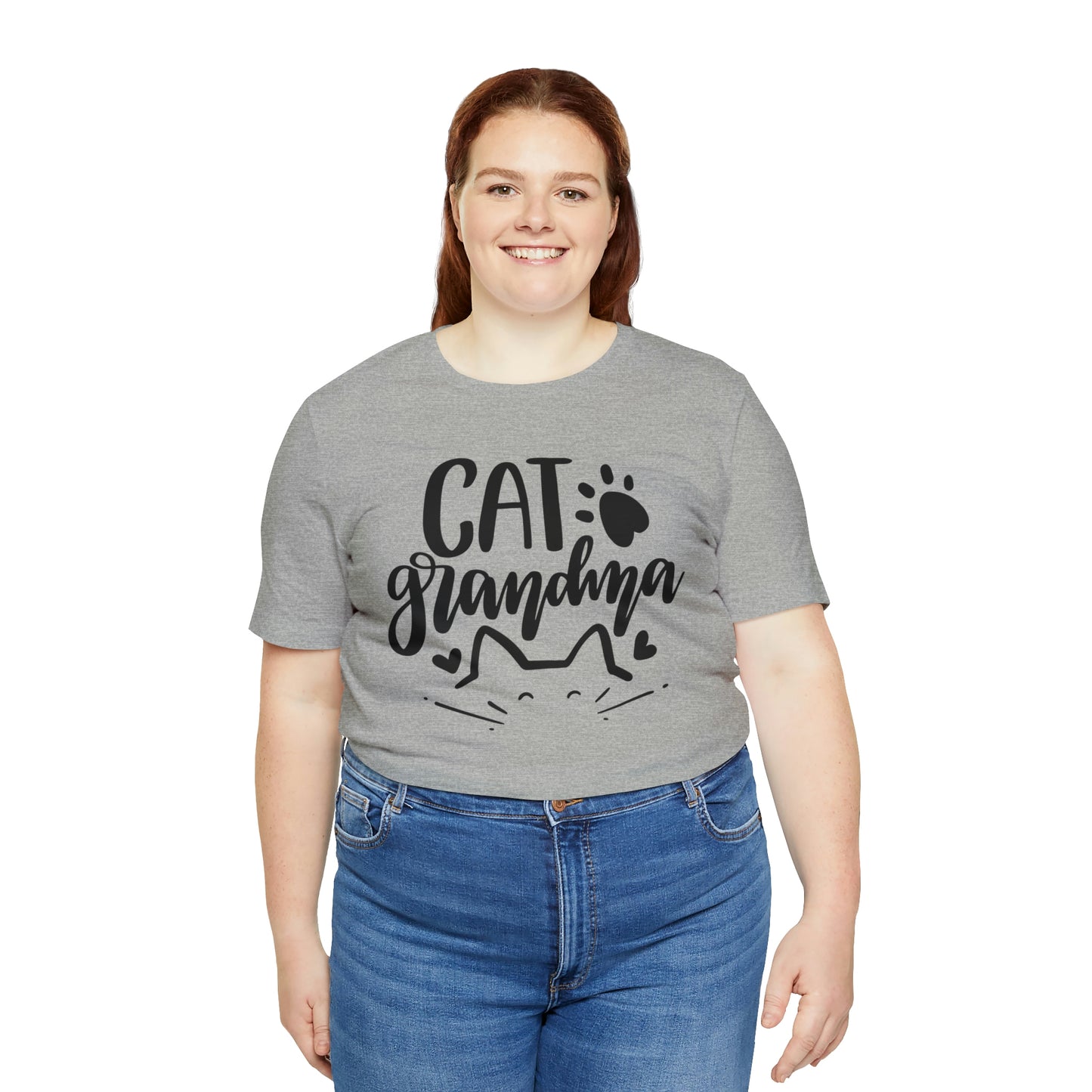 Cat Grandma Short Sleeve T-shirt