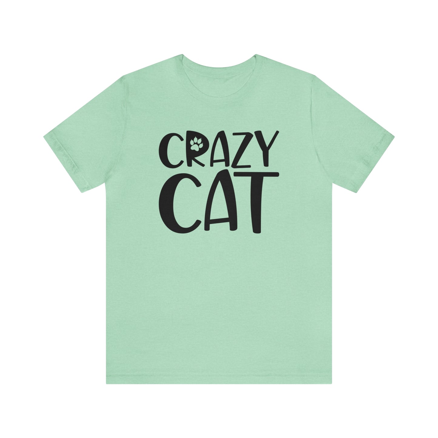 Crazy Cat Short Sleeve T-shirt
