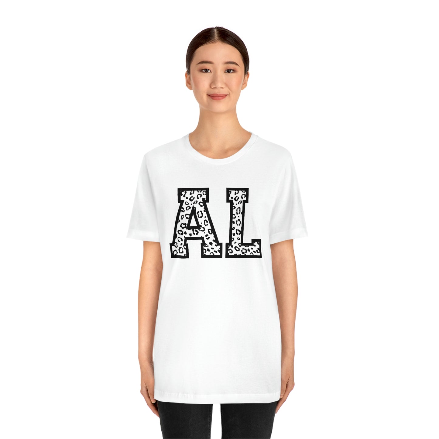 Alabama AL Leopard Unisex Jersey Short Sleeve T-shirt