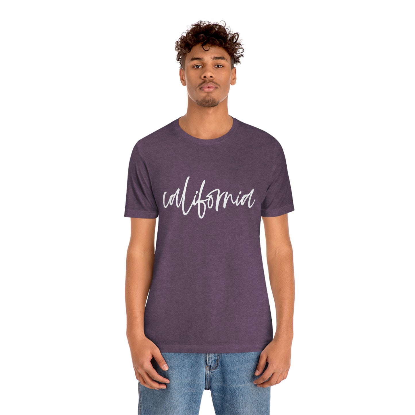 California Script Unisex Jersey Short Sleeve Tee Tshirt T-shirt