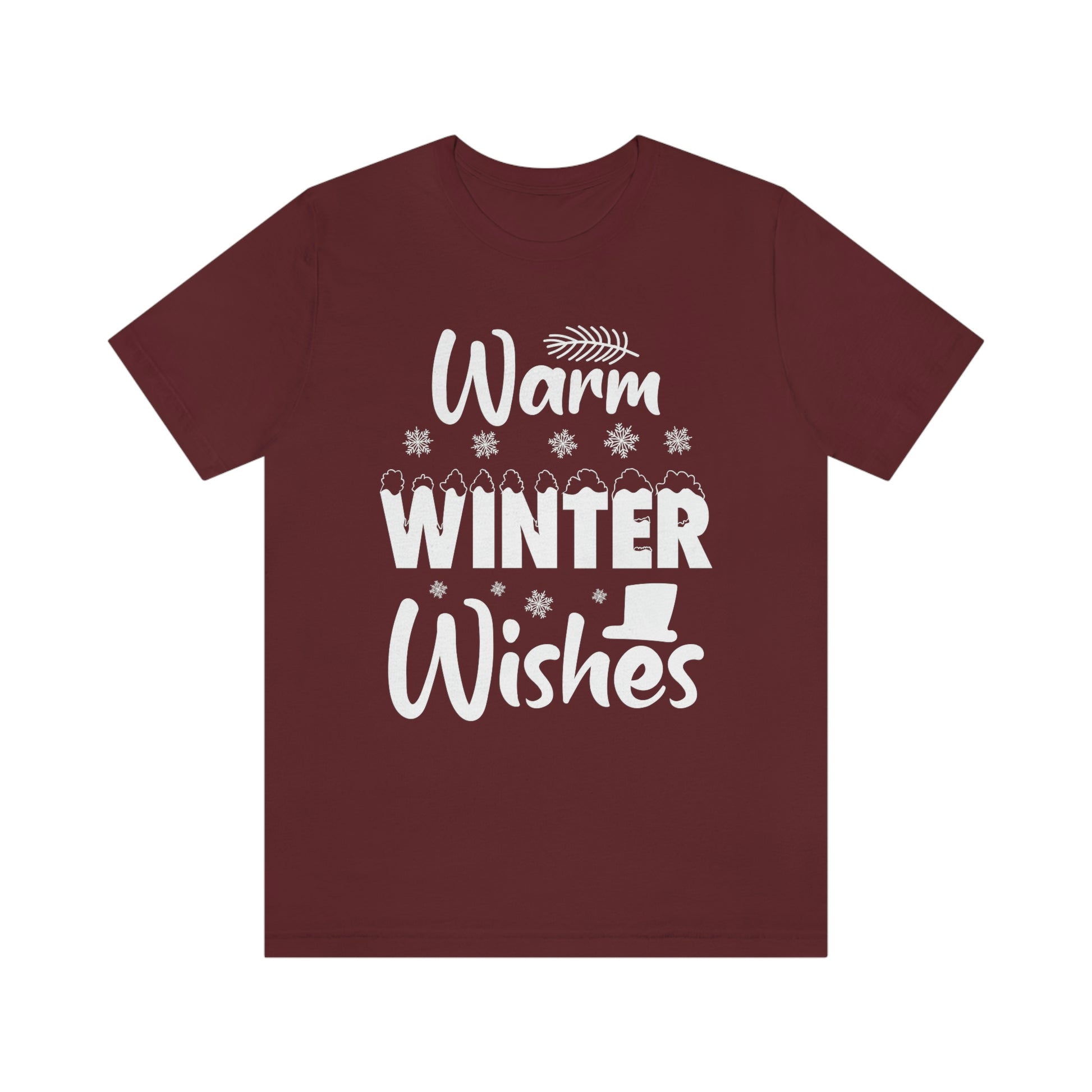 Warm Winter Wishes Unisex Jersey Short Sleeve Tee