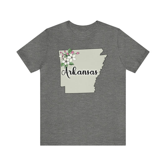 Arkansas State Flower Short Sleeve T-shirt