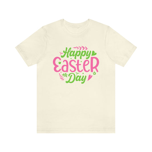 Happy Easter Day Unisex Jersey Short Sleeve Tee