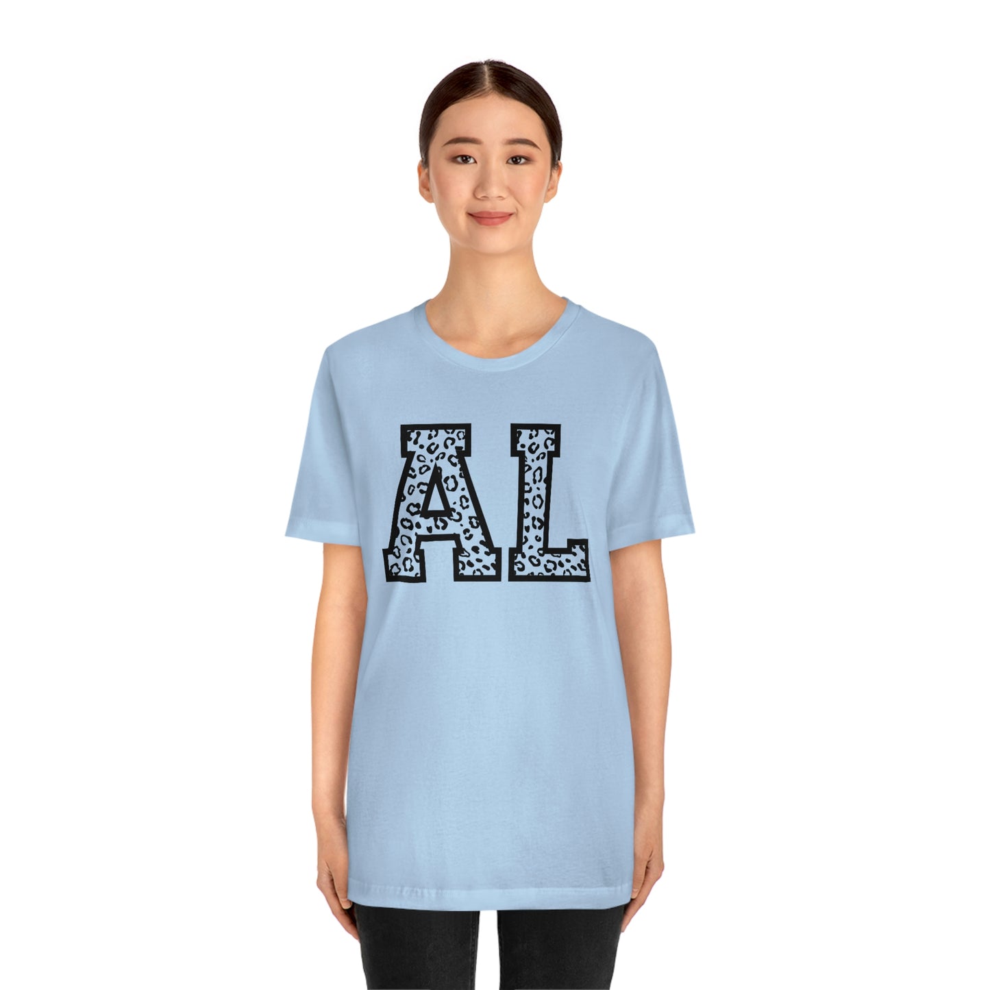 Alabama AL Leopard Unisex Jersey Short Sleeve T-shirt