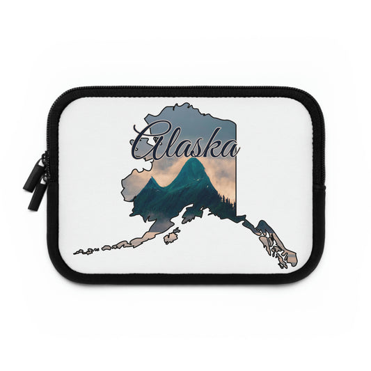 Alaska Mountain Scene Print Laptop Sleeve
