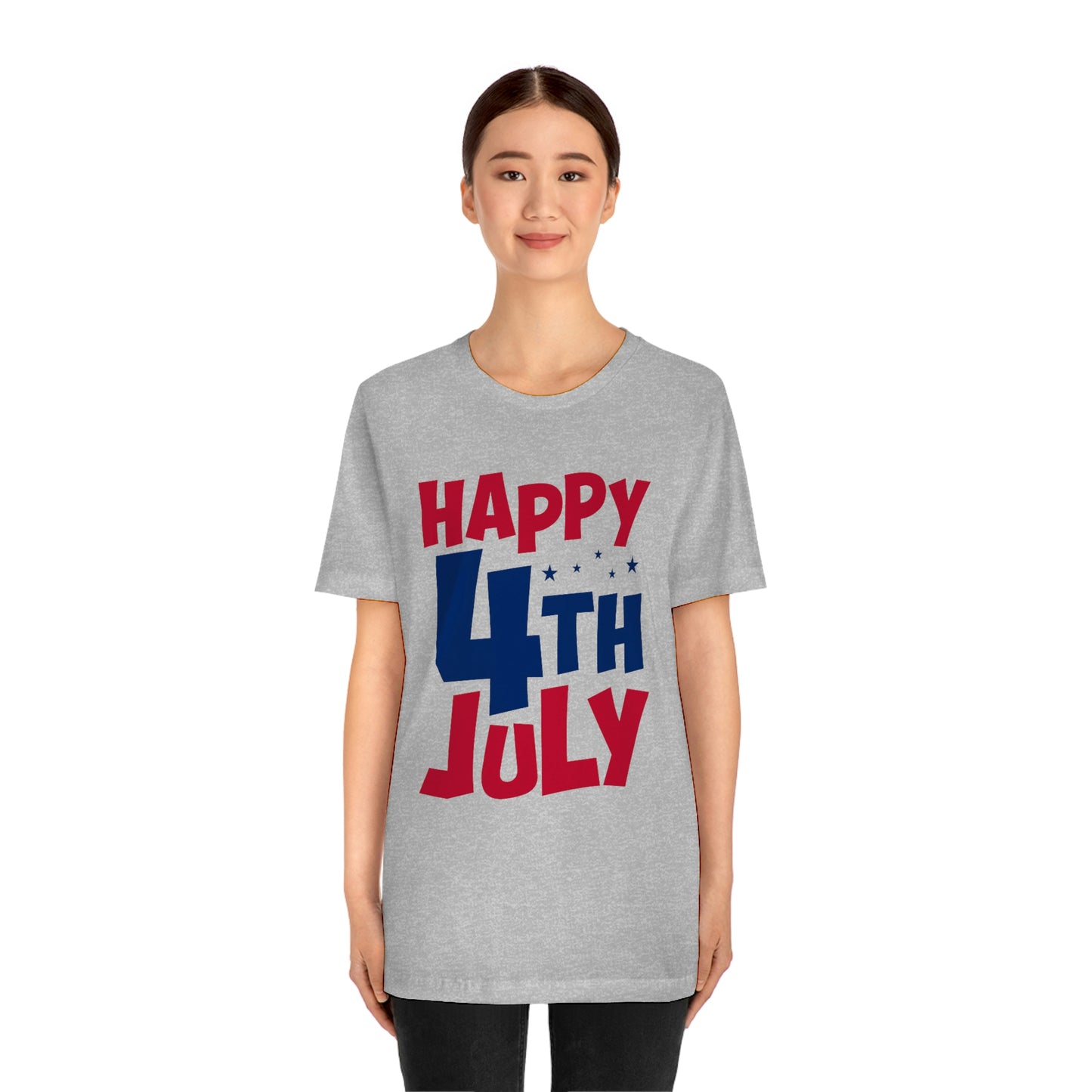 Happy 4th of July Unisex Jersey Short Sleeve Tee