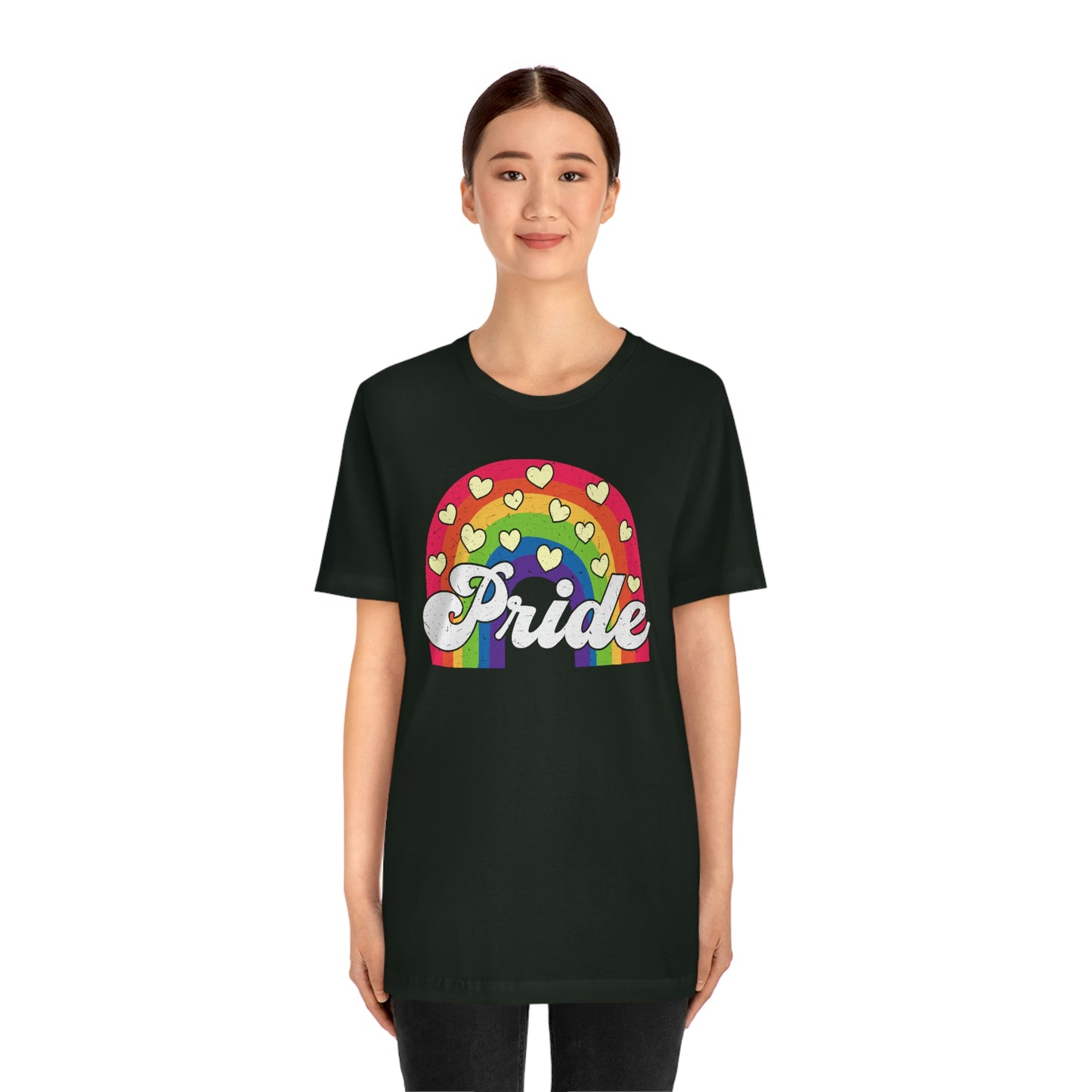 Pride Rainbow LGBTQIA Unisex Jersey Short Sleeve Tee