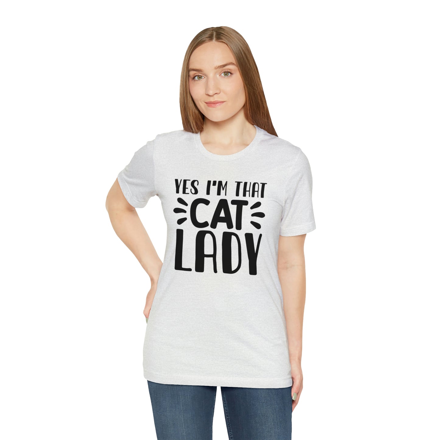 Yes I'm That Cat Lady Short Sleeve T-shirt