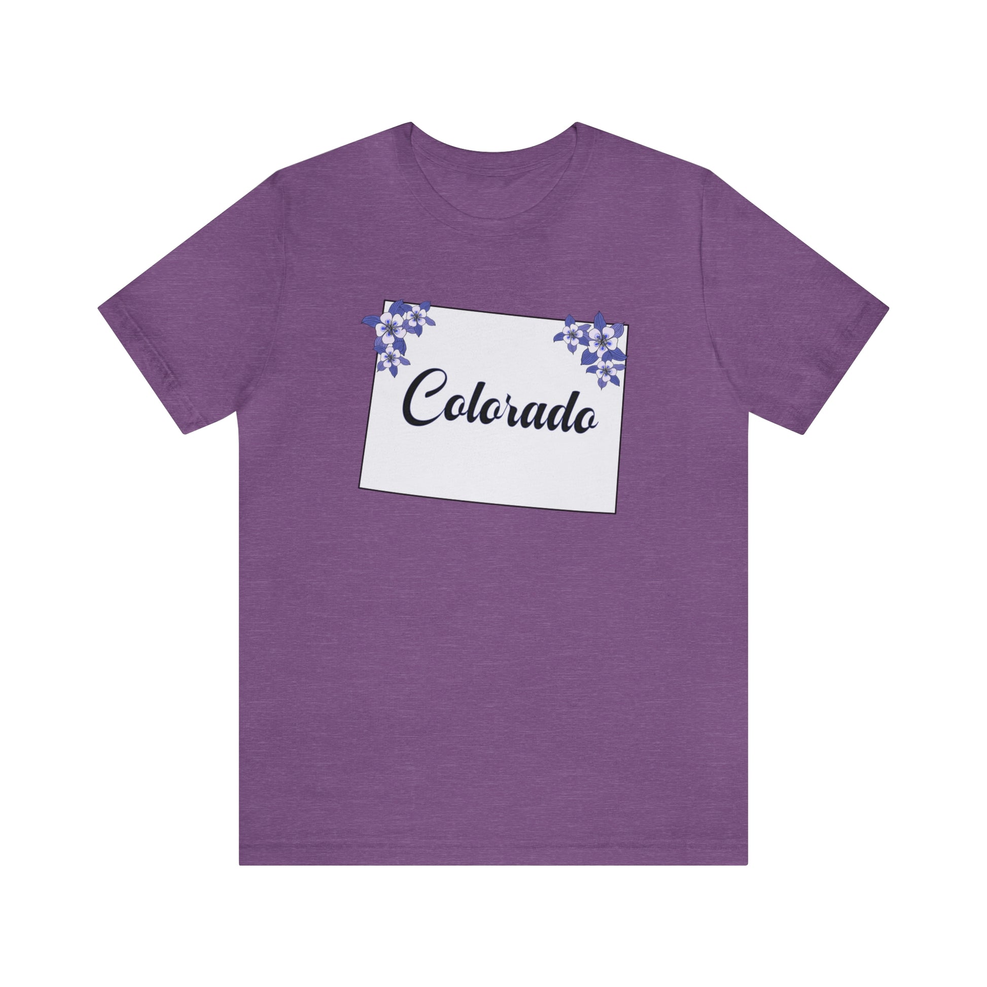 Colorado State Flower Short Sleeve T-shirt