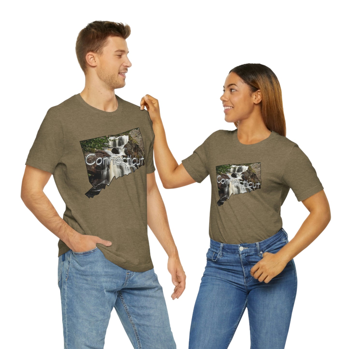 Connecticut Waterfall Unisex Jersey Short Sleeve T-shirt