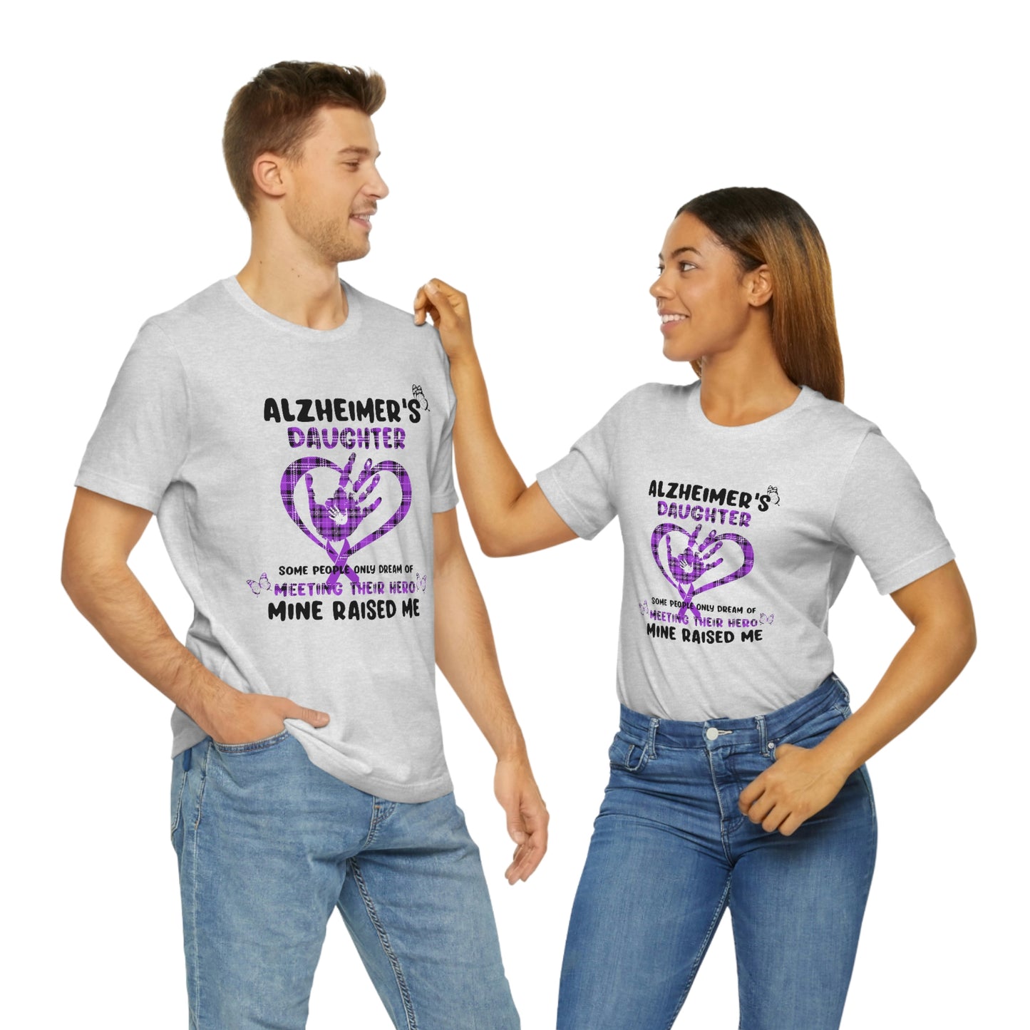 Alzheimer's Daughter Print Unisex Jersey Short Sleeve Tee