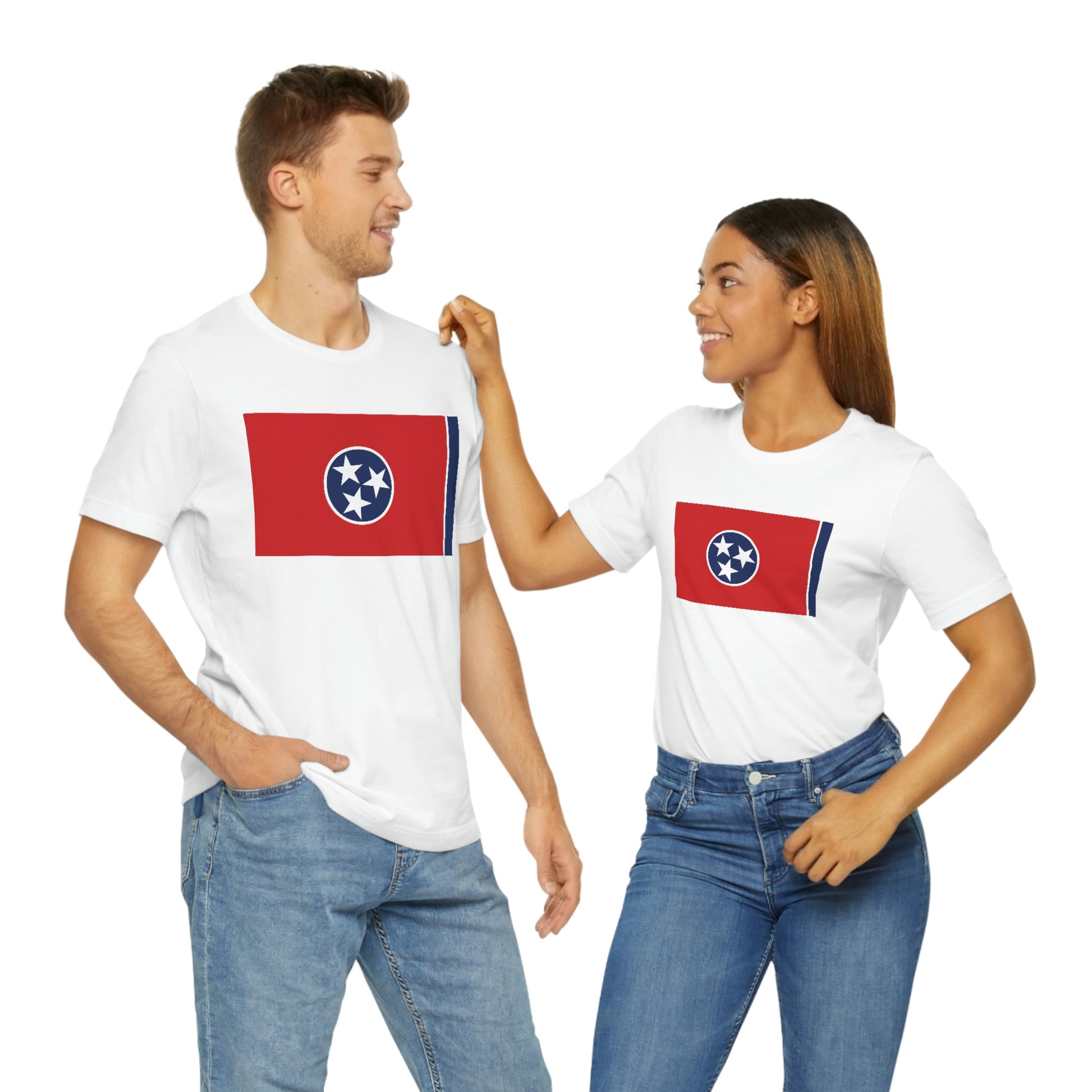 Tennessee Flag Unisex Jersey Short Sleeve Tee Tshirt T-shirt