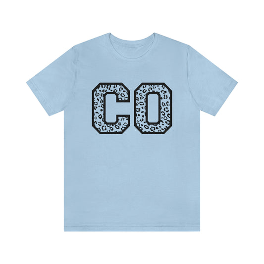 Colorado Leopard Print Unisex Jersey Short Sleeve Tee Tshirt T-shirt