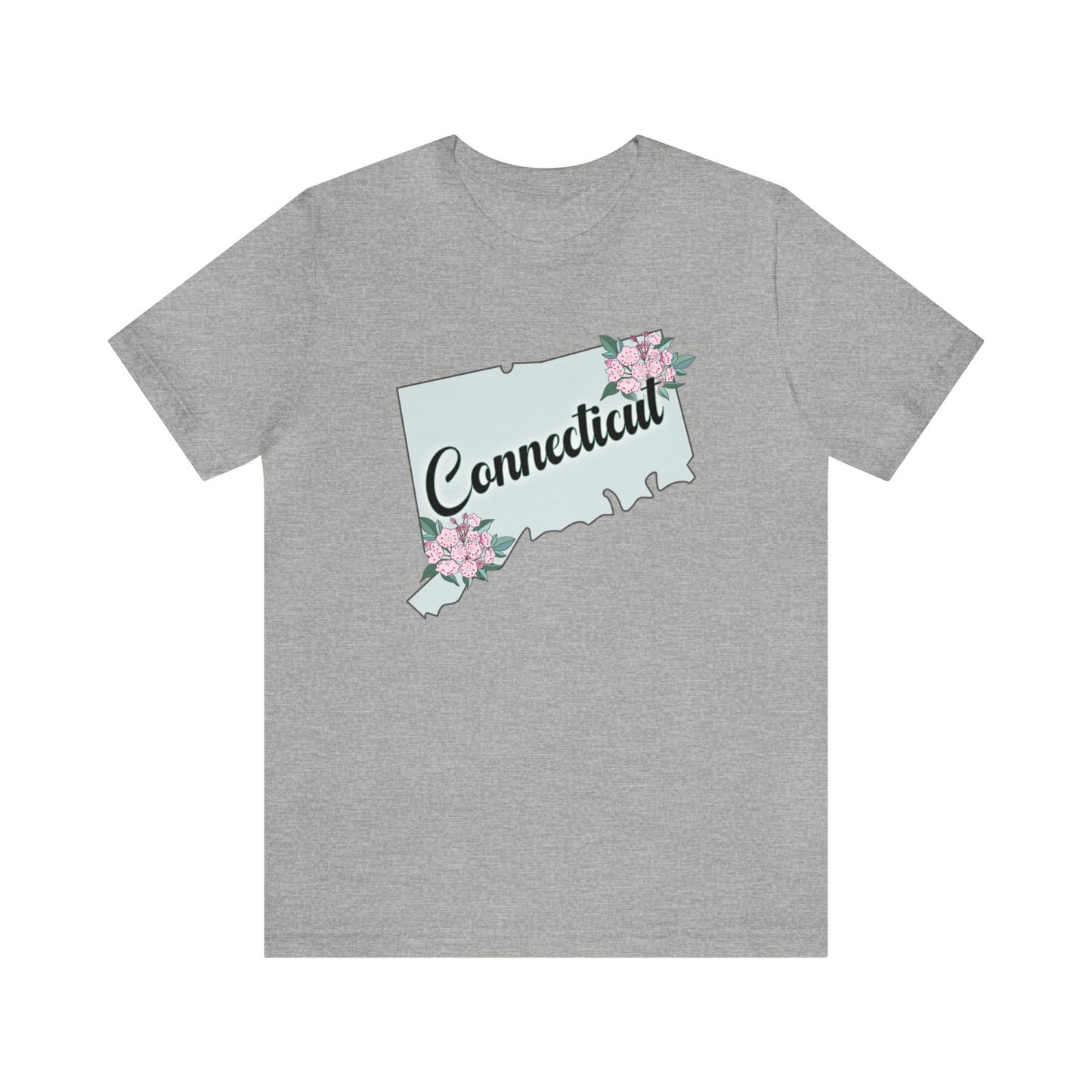 Connecticut State Flower Short Sleeve T-shirt