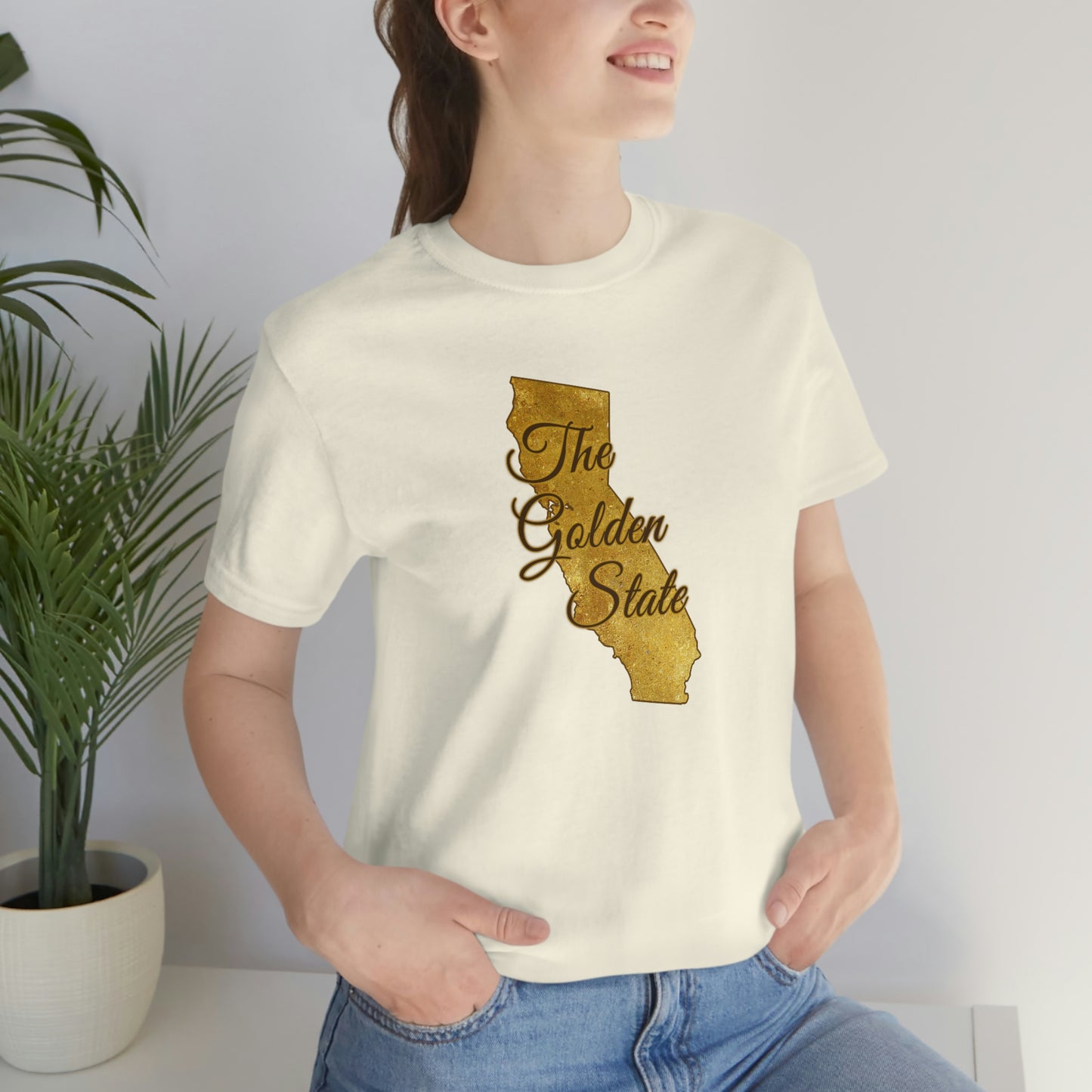 The Golden State California Unisex Jersey Short Sleeve Tee Tshirt T-shirt