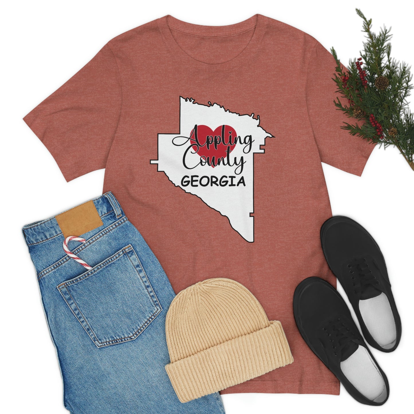 Appling County Georgia Unisex Jersey Short Sleeve Tee