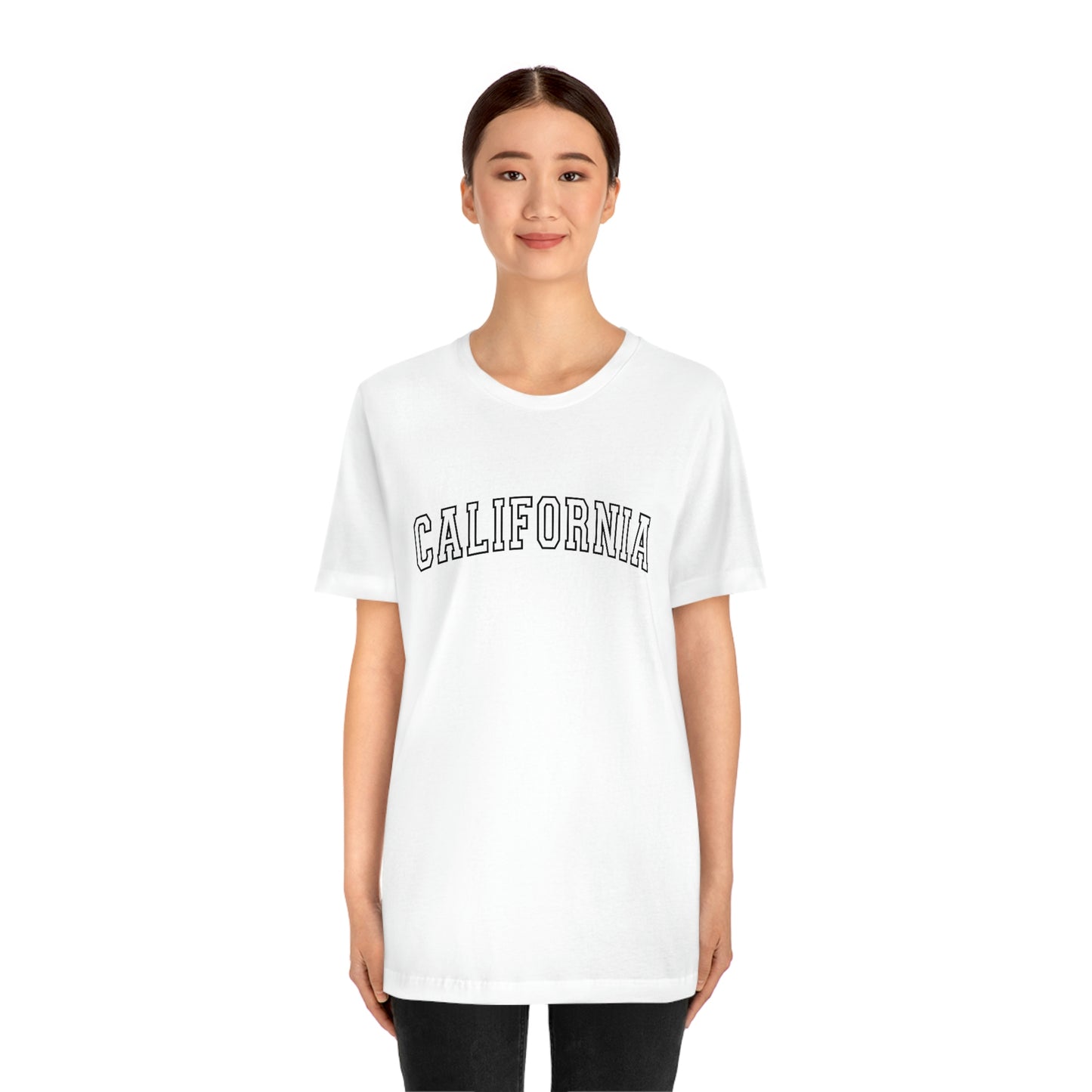 California Arch Varsity Letters Unisex Jersey Short Sleeve Tee Tshirt T-shirt