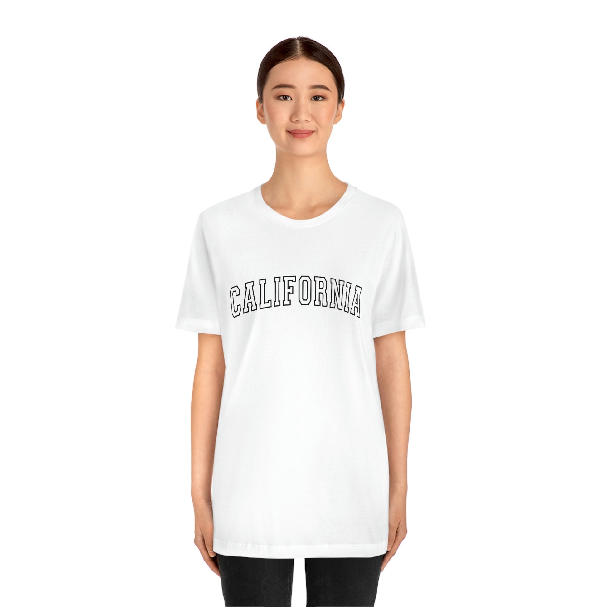 California Arch Varsity Letters Unisex Jersey Short Sleeve Tee Tshirt T-shirt