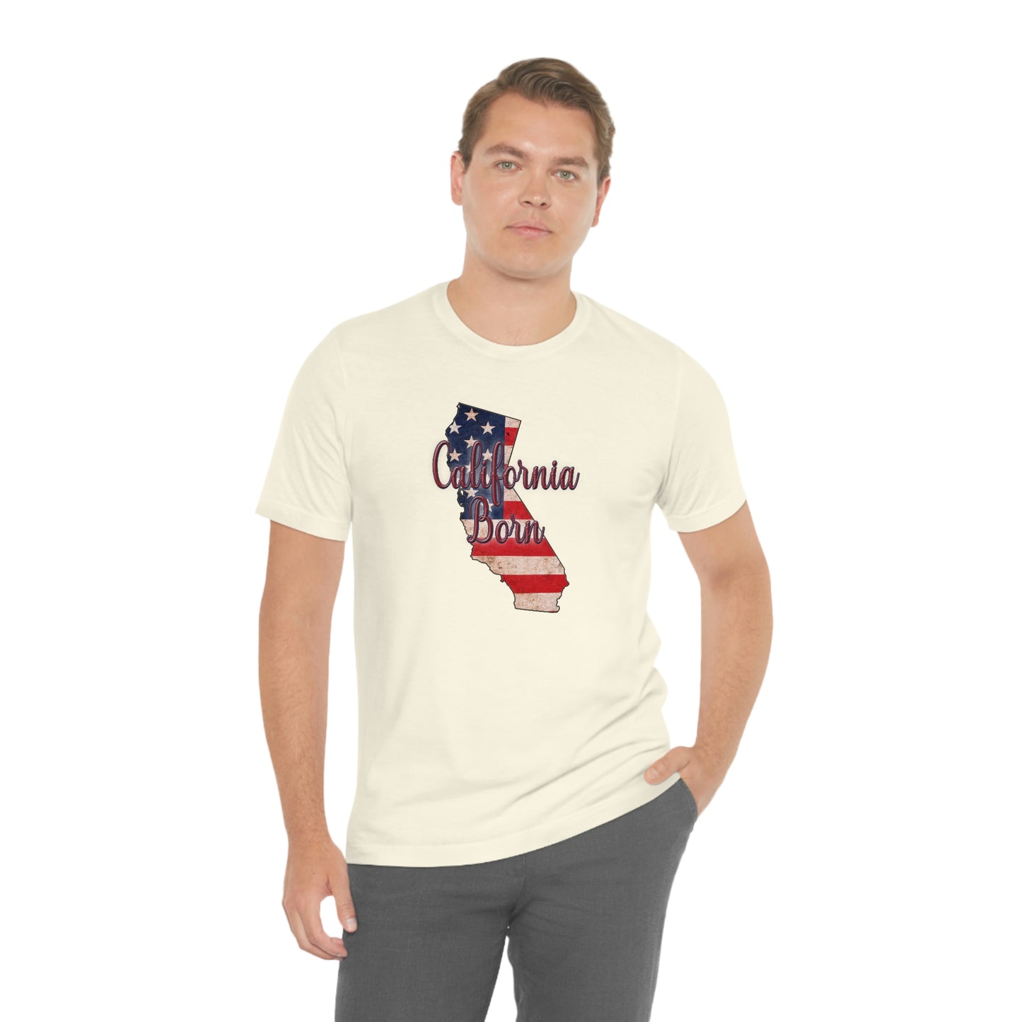 California US Flag Unisex Jersey Short Sleeve Tee Tshirt T-shirt
