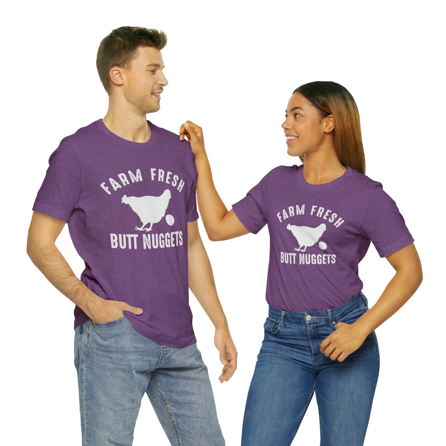 Farm Fresh Butt Nuggets Chicken Short Sleeve T-shirt